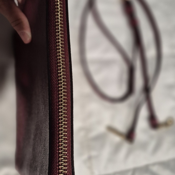 Coach Burgundy Crossbody Bag - Picture 5 of 8